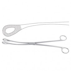 Kelly Uterine Polypus Forcep Without Ratchet Stainless Steel, 32 cm - 12 1/2"